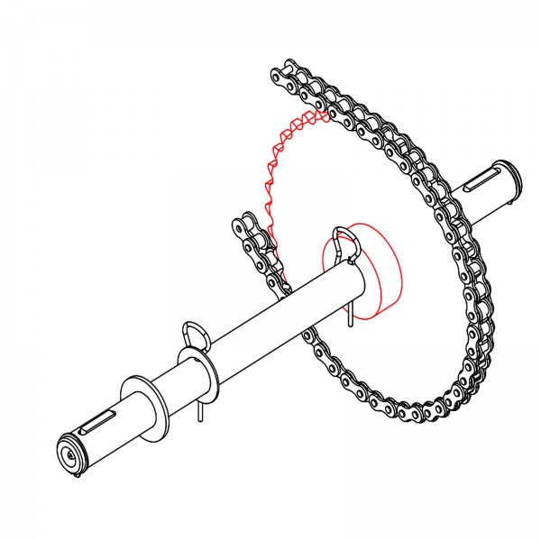 Barreto 02006-F Sprocket, 50b40, 1-1/8 Bore, 1/4 Key