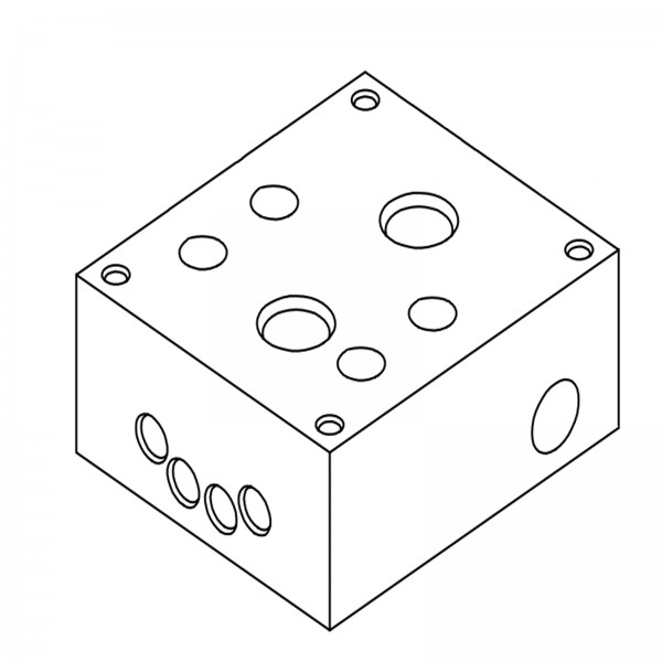 Barreto 02200 Manifold, Wheel Motor