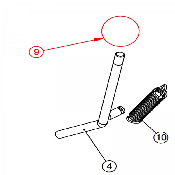 Barreto 03026 Knob, Tiller Control Handle