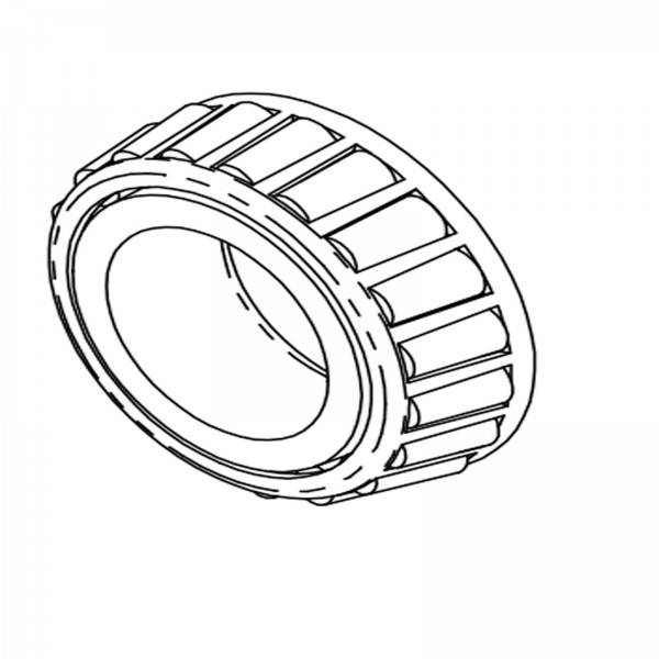 Barreto 03702-02 Bearing, Comes W/Hub, Tiller Trailer