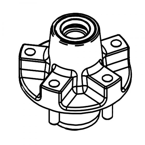 Barreto 03804 Hub Kit, 5 On 4.5