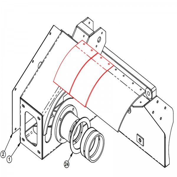 Barreto 03901 Rubber Chain Flap