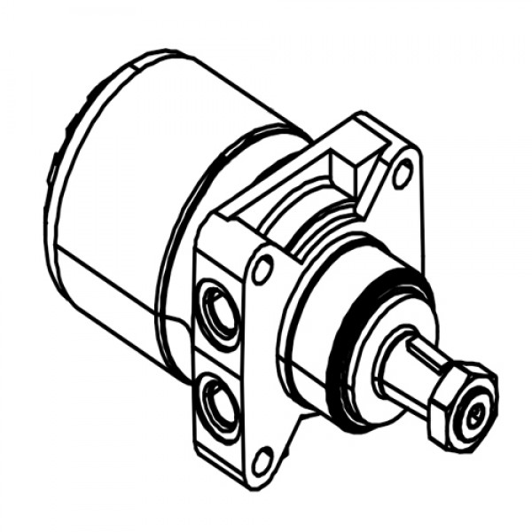 Barreto 04027 Track Drive Motor, Std Rot, E825tkl