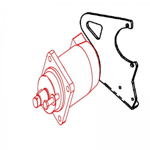 Barreto 04029 Motor, Track Drive, Sg, 240cc