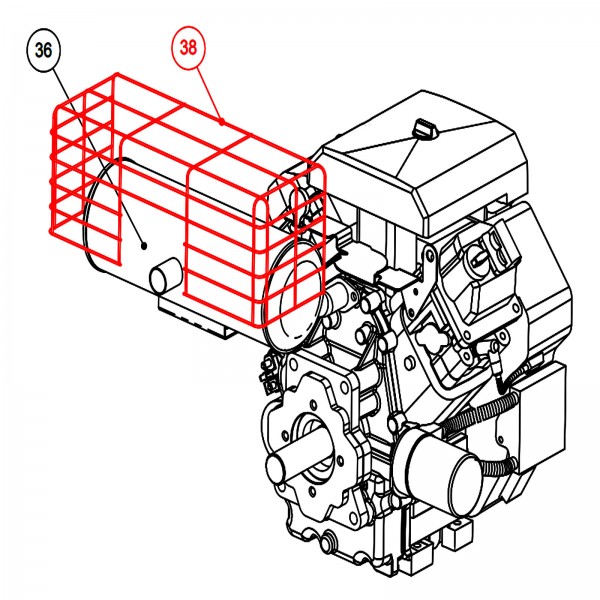 Barreto 07017-2 Muffler Cage