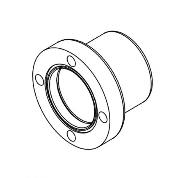 Barreto 10142 O/B Housing, Aluminum, 4-Hole