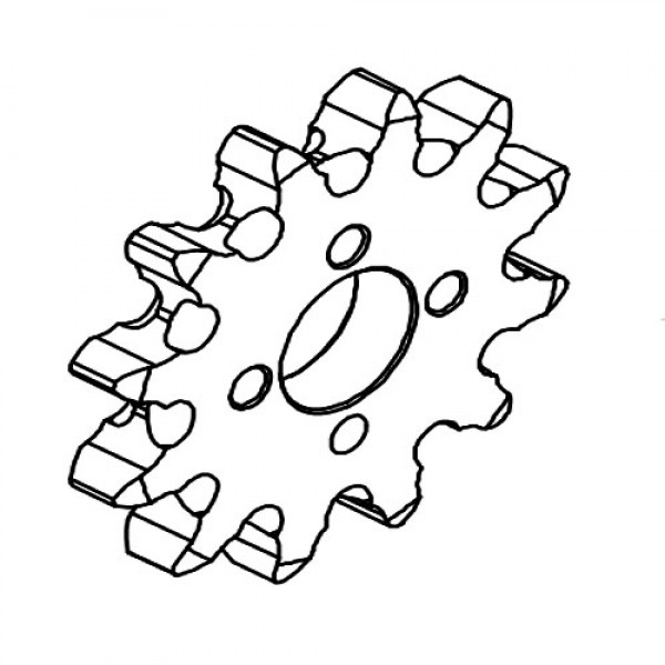 Barreto 10248 712/912 Dig Chain Sprocket, 12tooth