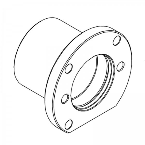 Barreto 10254F Housing Tube, W/ Flat