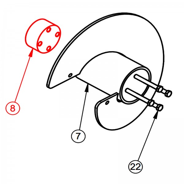 Barreto 10286 Auger Spacer (712)