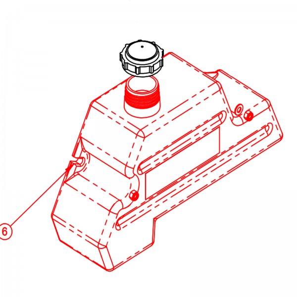 Barreto 10559 Fuel Tank, 1620, "Barreto"