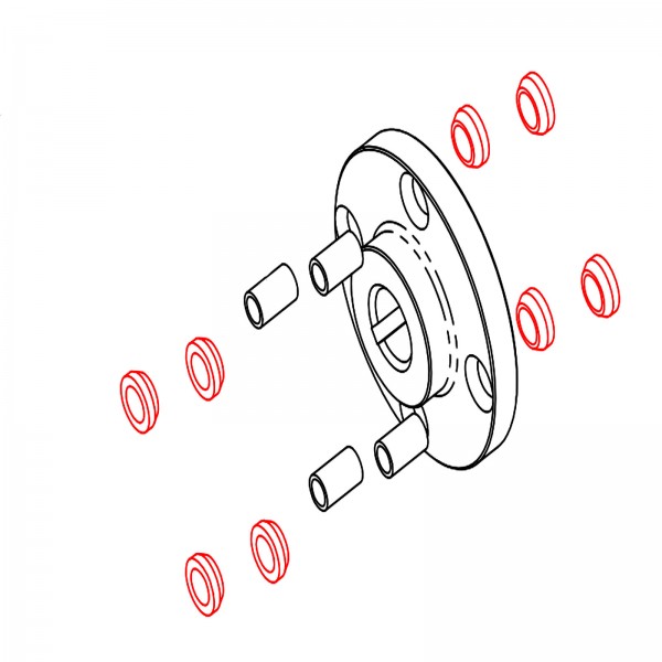 Barreto 10958 Cushion Bushing, Im-Bm106cb