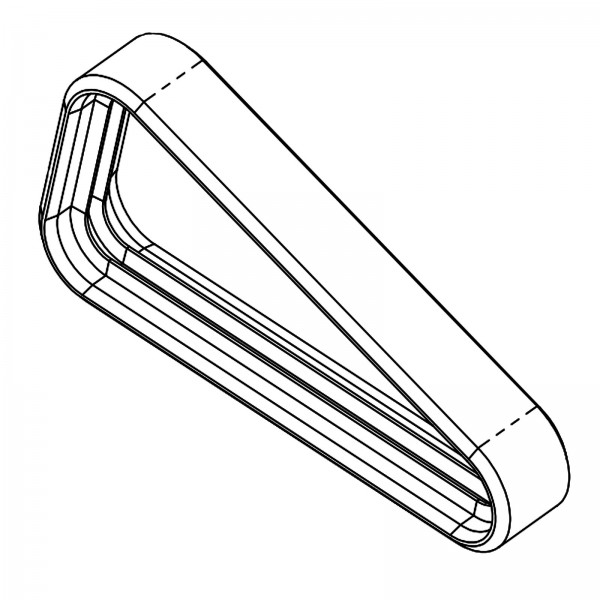 Barreto 10964 Track, Large Rtk/Sg 180mm X 36pitches X 72mm