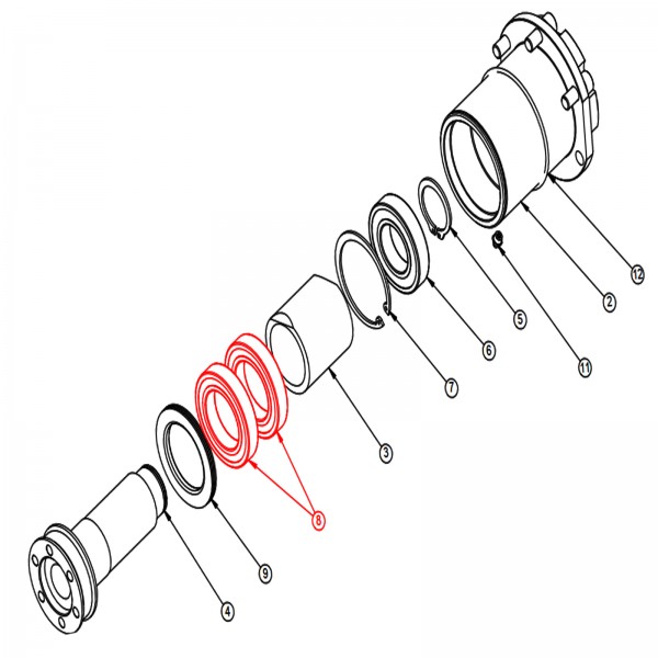 Barreto 10990 Bearing, Ball, 6011 Rs1