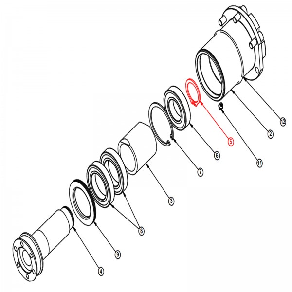 Barreto 11310 Snap Ring, 1-3/4 Ext, Hvy, Shr-175st Zd