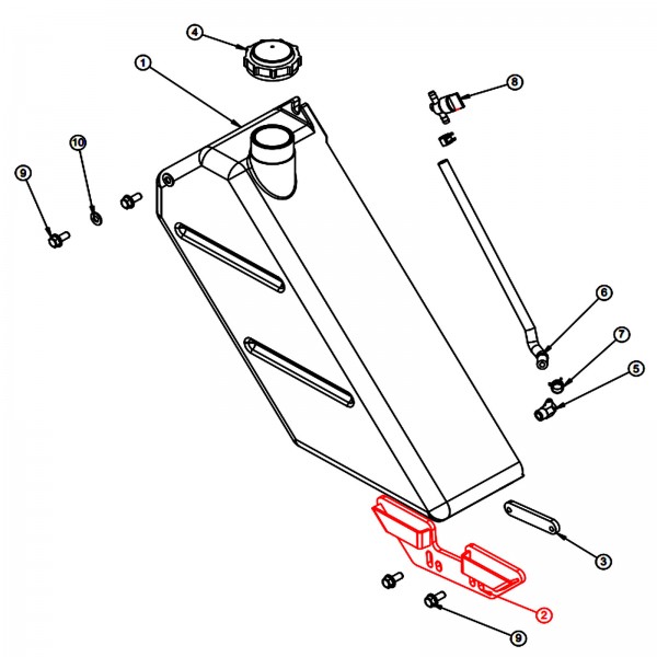 Barreto 11552F Tank Pocket