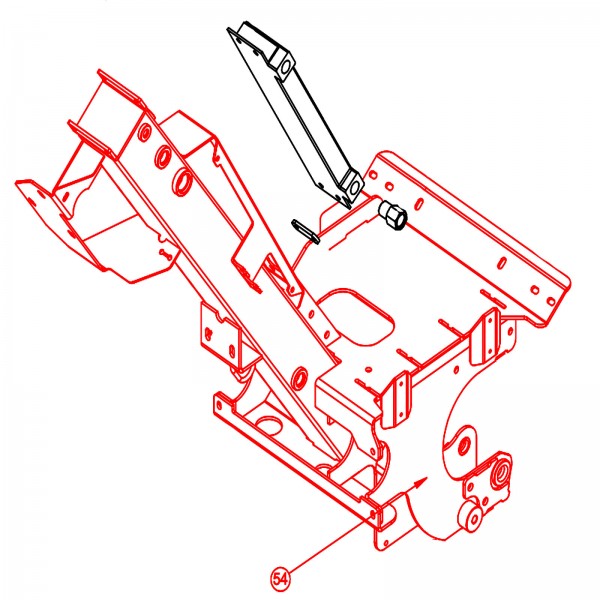 Barreto 11894 R2 Body, Red, E712mt, For S/N C4349+