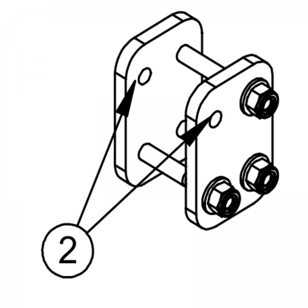 Barreto 11981 Rubber Mount, Tail Light