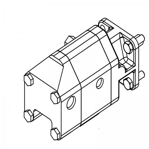 Barreto 12057 Pump, Mte Tandem, .37ci/.067ci, 712