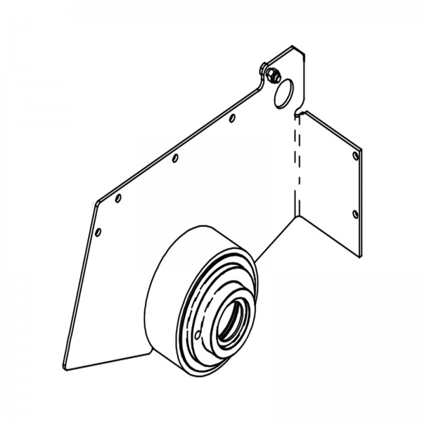 Barreto 12424 Lh Tine Side Plate, Red