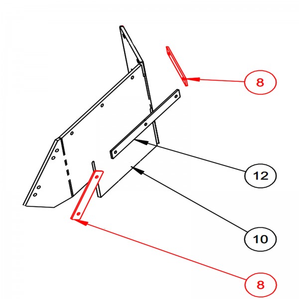 Barreto 12482 Rear Flap Keeper