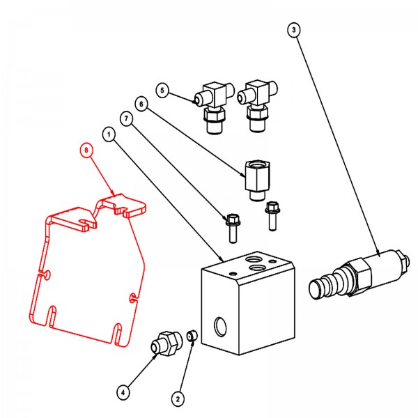 Barreto 12769X Unloader Bracket