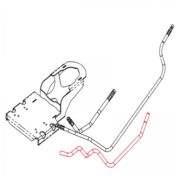 Barreto 12773 Hose, Aux Pump Suc / Tee