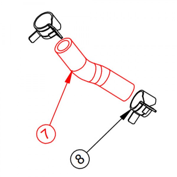 Barreto 12813 Hose, Thermo / Cooler, Tk-Rtn