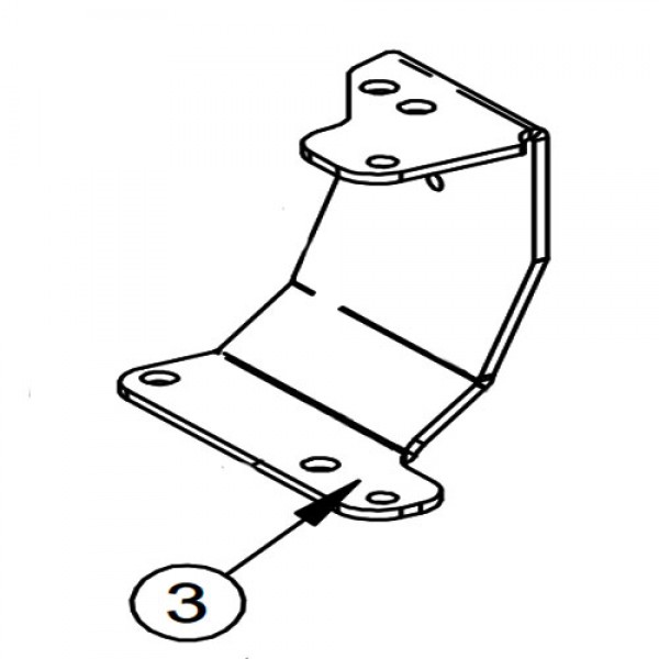 Barreto 12859 Shield Bracket, Sg, Removeable