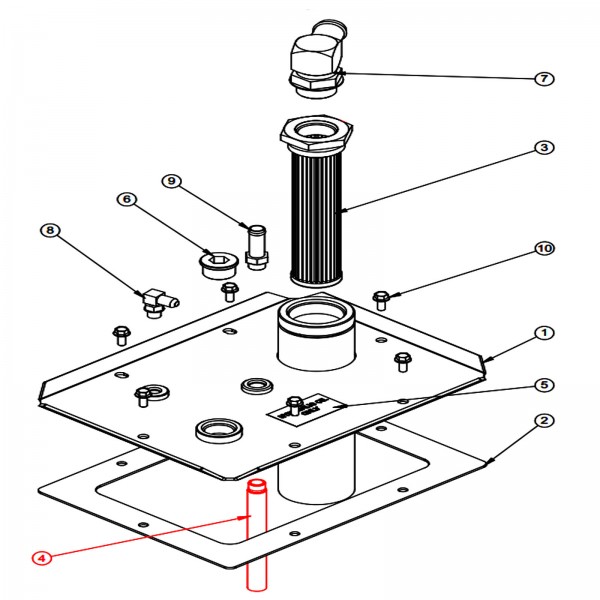 Barreto 12864 Return Tube, Sg H-Stat