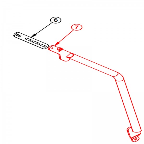 Barreto 12884 Lower Speed Link Tube , Rh