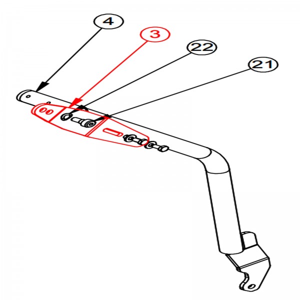 Barreto 12886 Top Speed Link, Left