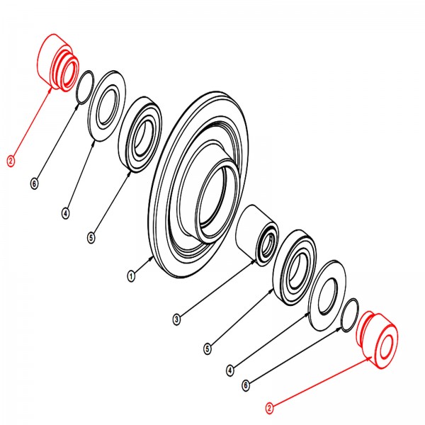 Barreto 12936-1.14 Outer Spacer, Long