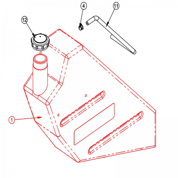 Barreto 13435 Fuel Tank, 5gal