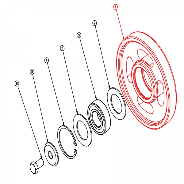 Barreto 13606 Idler Wheel