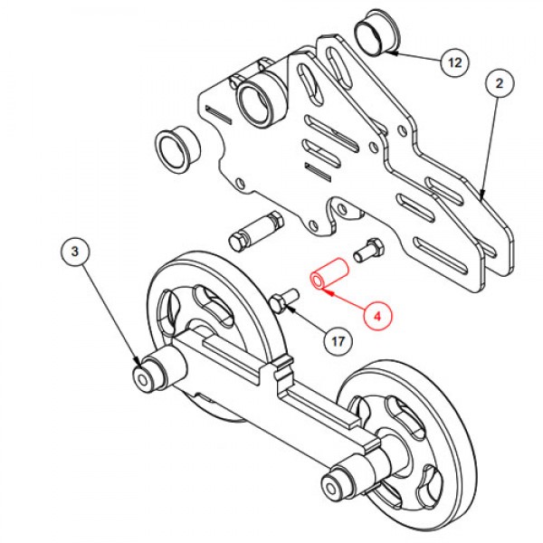 Barreto 113616 Under Carriage Nut