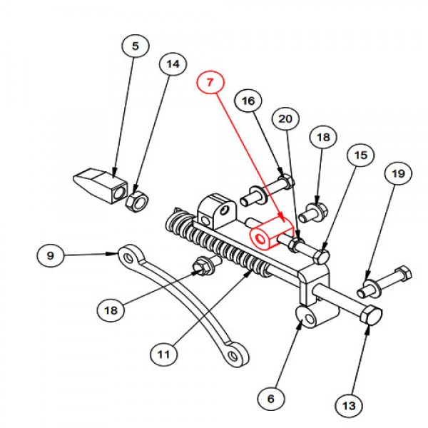 Barreto 13619 Spring Tensioner