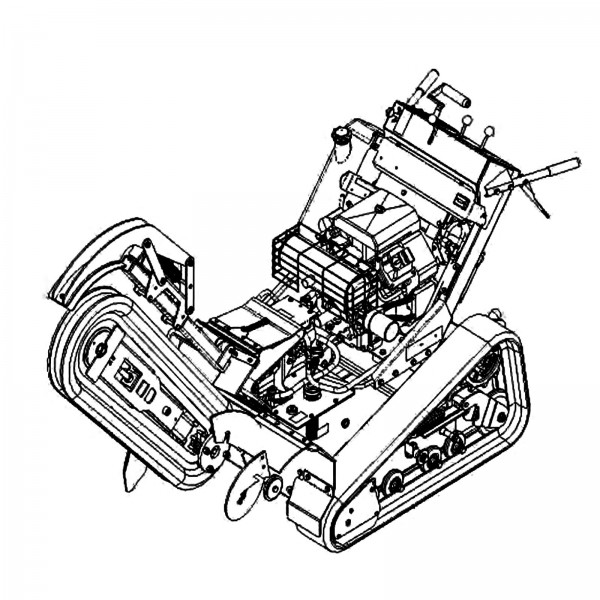 Barreto E1824TKK Trencher Assembly 18 Hp Kohler