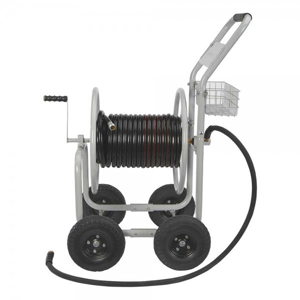 Strongway Garden Hose Reel Cart - Holds 58in. x Mauritius