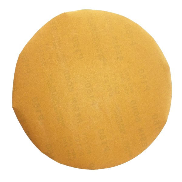 Virginia Abrasives 400-00008 150 Grit, Disc, Gold 9" No Hole, 10/Box