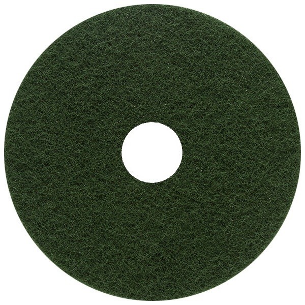 Virginia Abrasives 416-50155 Pads, Green Scrub 15" x 1" Thick, 5/Box