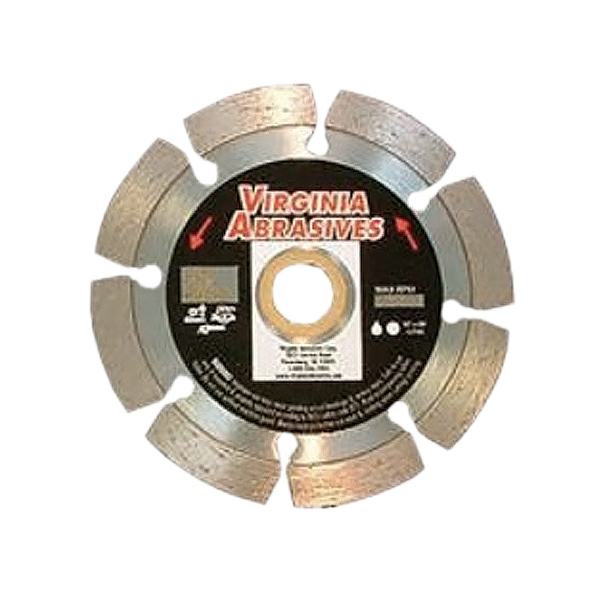 Virginia Abrasives 425-03027 Blade, 4" Std. Sm Dia, Wet/Dry MortarRacking 5/Box