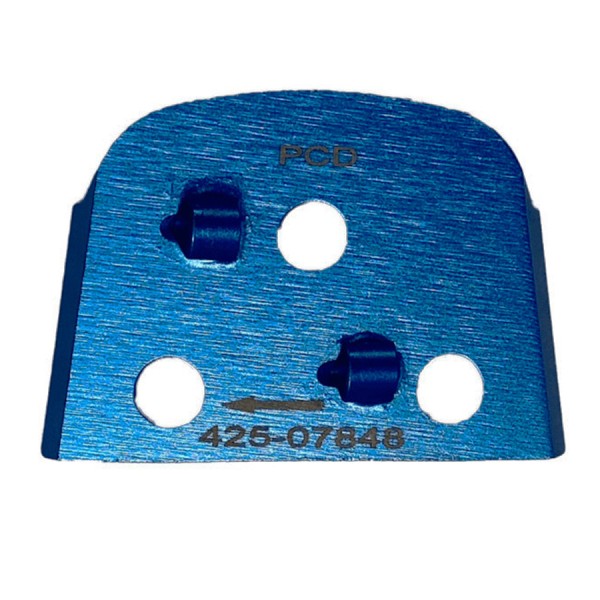 Virginia Abrasives 425-07848 PCD - Clockwise Grinder Tooling for Removal & Floor Prep , Blue 3/Box