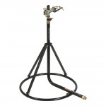 Strongway 49507.STR Tripod Sprinkler With Round Base, 1-In. Sprinkler Head, 3 Nozzles, 120-Ft. Dia. Coverage