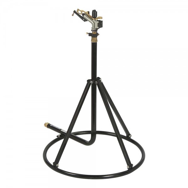 Strongway 49507.STR Tripod Sprinkler With Round Base, 1-In. Sprinkler Head, 3 Nozzles, 120-Ft. Dia. Coverage