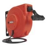 Ironton 49665 Retractable Extension Cord Reel 33-Ft. 16/3, Triple Tap