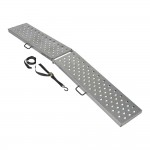 Ironton 53180.IRO Folding Galvanized Steel Loading Ramp, 700-Lb. Capacity, 80-In. L