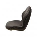 M&K 7104.KMM Uni Pro, KM 129 Bucket Seat, Black Vinyl