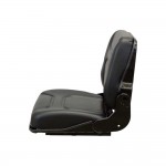 K&M 7890.KMM Uni Pro KM 137 Seat with Semi-Suspension Black Vinyl