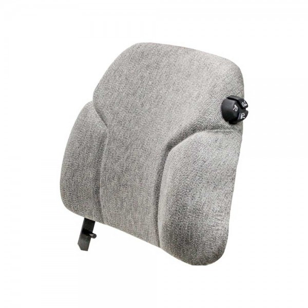 M&K 8285.KMM Uni Pro, Backrest Cushion with Frame, Case IH Maxxum-Magnum-Steiger, Gray Fabric