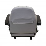 M&K 8384.KMM Uni Pro, KM 441 Seat Assembly with Armrests, Gray Vinyl